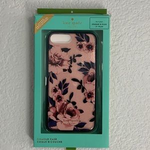 Kate Spade Glitter Floral iPhone 6/7/8 plus case